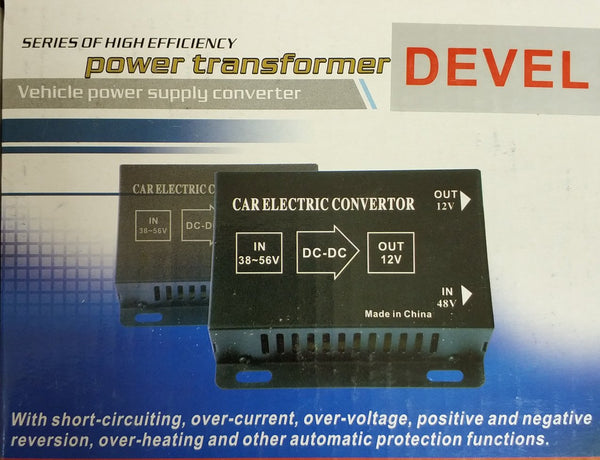 Devel 48v to 12v 10Amp DC to DC Power Converter