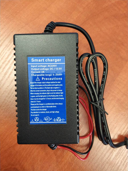 12V 2A (5-20ah battery) Intelligent Pulse Battery Charger