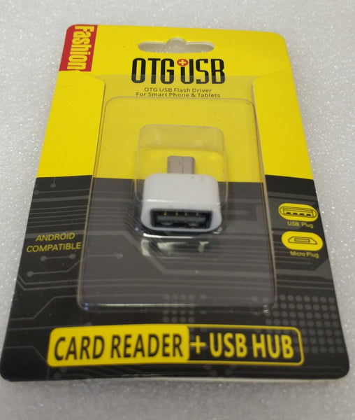 Micro USB to USB 2.0 OTG Adapter for Smartphone and Tablet - Easy File Transfers