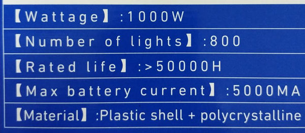 1000watt Solar Powered LED Street/Pole Light - Efficient and Eco-friendly Lighting Solution