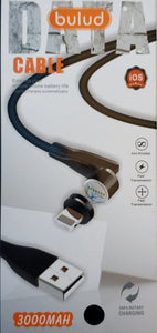 Bulud iPhone 1M Charge Cable with Detachable Magnetic Connector - Fast and Secure Charging Solution for All iPhone Models