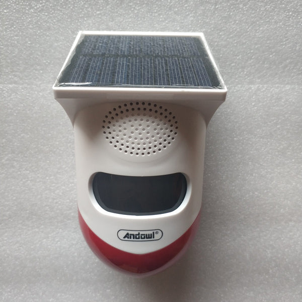 Andowl Q-BJ200 Solar Motion Remote Controlled Sensor Alarm