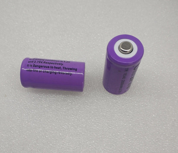 3.7V 1200mAh 16340 Re-chargeable Li-ion Battery - Long-Lasting Power for Electronics