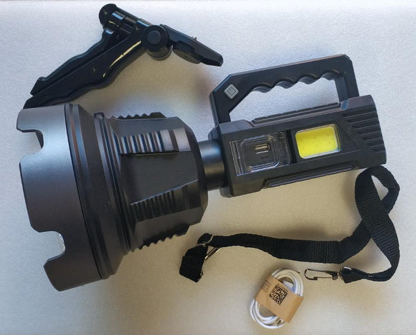 USB Rechargeable Portable Torch/Emergency Light - Compact and Versatile Lighting Solution