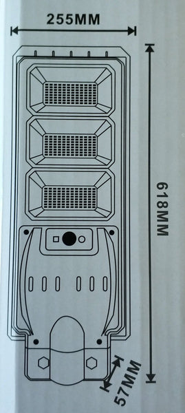 Digimark DGM-RDE150watt Solar Powered LED Street/Pole Light