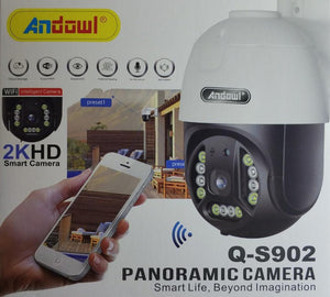 Andowl Q-S902 Wifi 2K HD Outdoor Panoramic Smart IP PTZ Camera