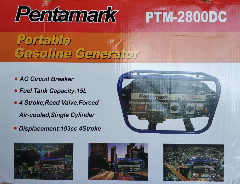 Pentamark PTM-2800DC Portable Petrol Generator