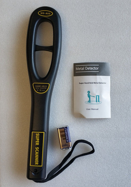 MD-800 Super Scanner Hand Held Metal Detector