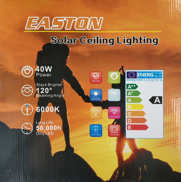 Easton 40Watt Solar Indoor Ceiling Light