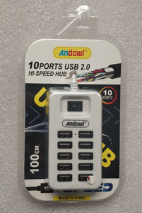 Andowl Q-HU801 USB 2.0 10Port Hub