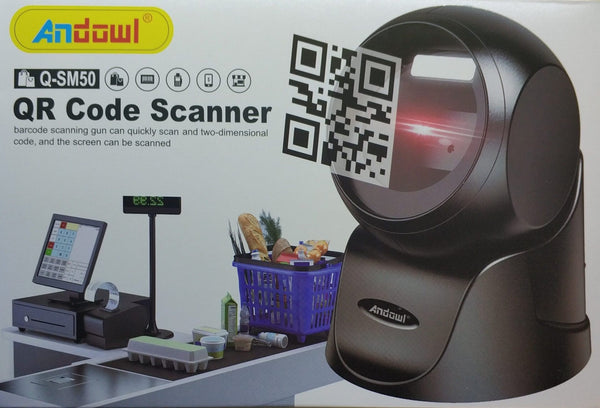 Andowl Q-SM50 Desktop QR Code Scanner