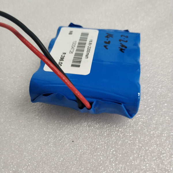 4S1P 2200mAh 14.8V Li-ion Battery with 10A Peak BMS