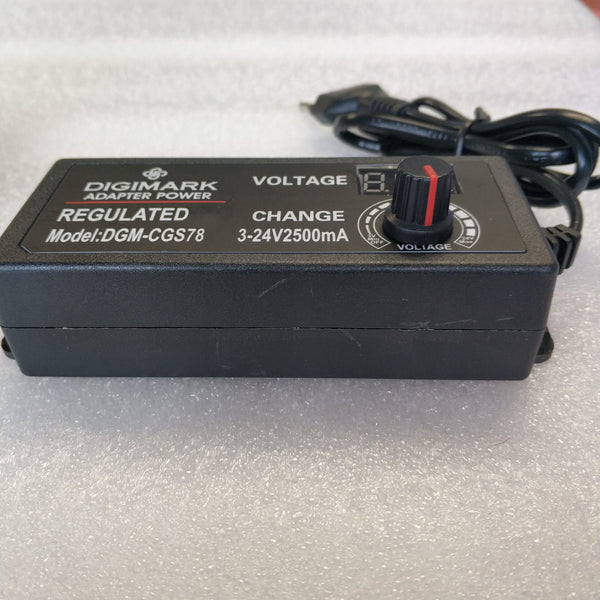 Digimark DGM-CGS78 3- 24v 2.5Amp Universal Adjustable  Power Supply