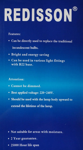 Redisson 9 watt B22 Mosquito Terminator Led lamp - Effective Mosquito Control Solution
