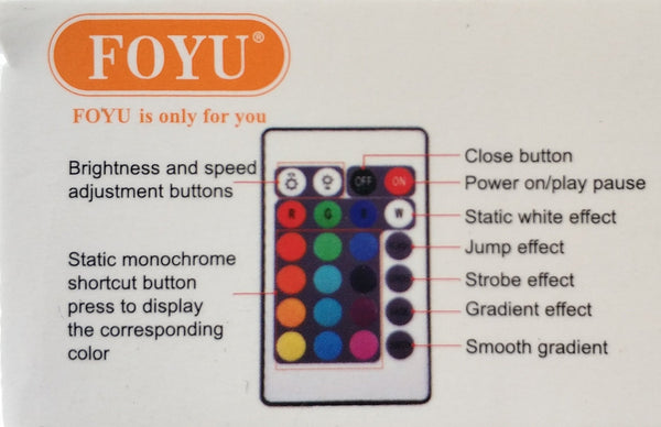 Transform Your Space with the FOYU RGB LED Strip Remote Control Box Kit