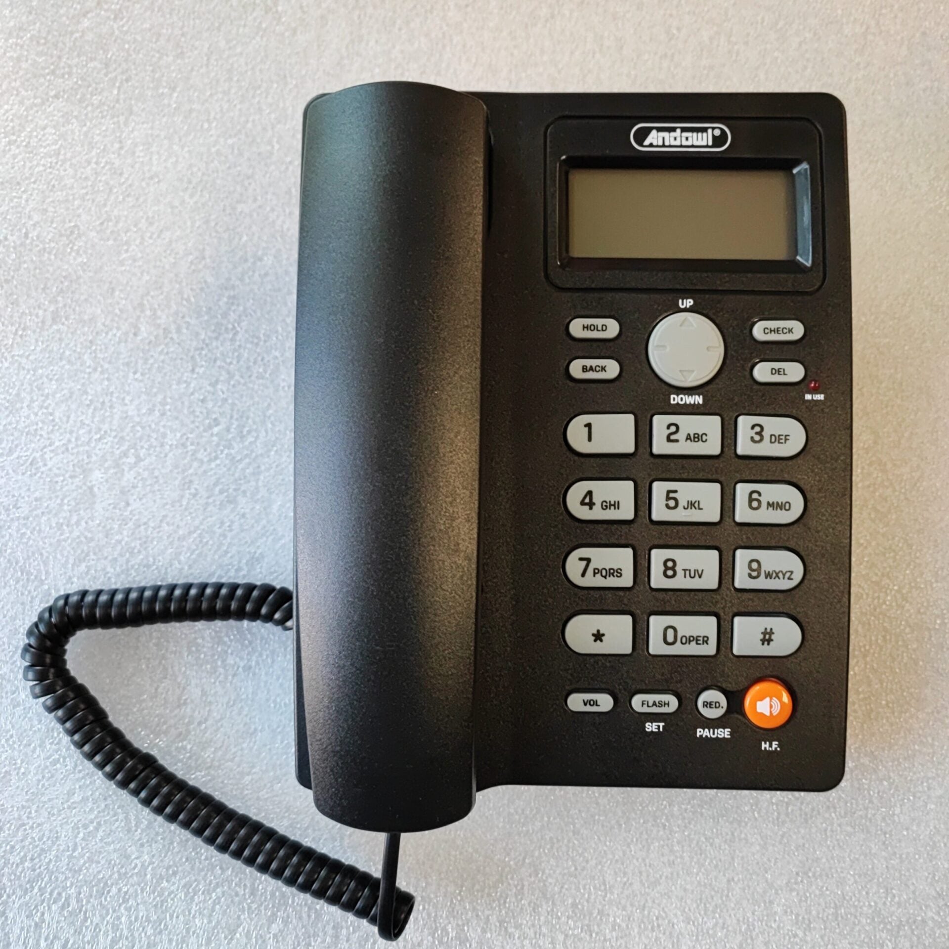 Andowl Q-DH389 Wired Landline Desk Mobile Phone - Versatile and Reliable