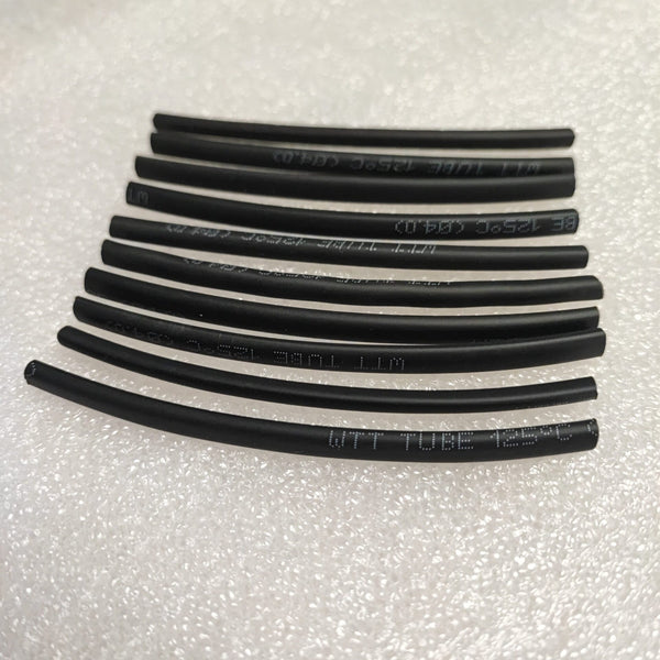 100pcs x 100mm x 4mm Polyolefin Heat Shrink Tubing - Black