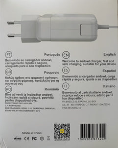 Andowl Q-KC02 85Watt L-Type High Speed Mobile Phone Charger