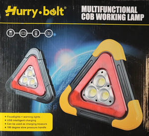 Car Multi-Function LED Work Light and Warning Triangle