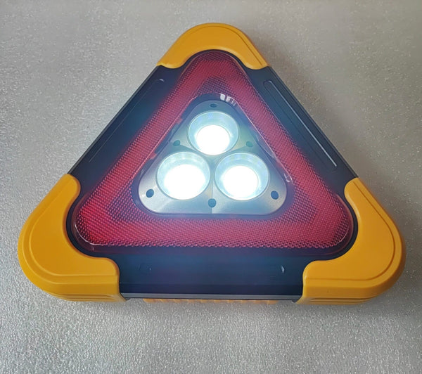 Car Multi-Function LED Work Light and Warning Triangle