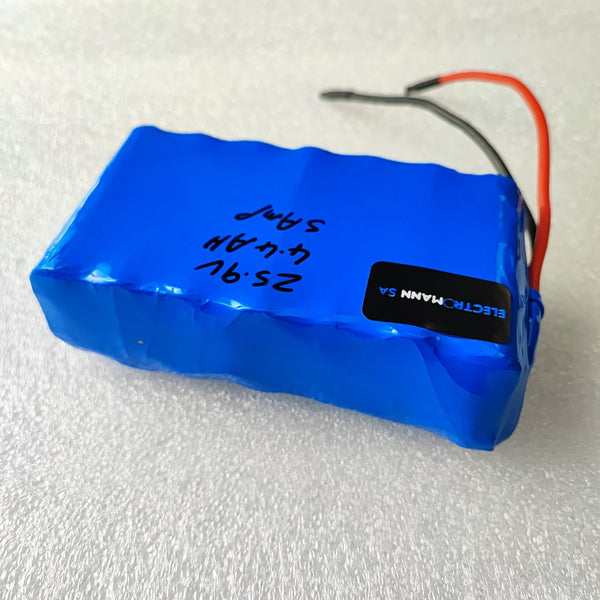 24V 4.4AH Rechargeable Li-ion Battery Pack with Balance Board