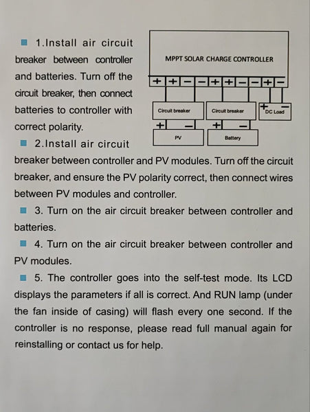 PowMr MPPT 60A Solar Charge and Discharge Controller