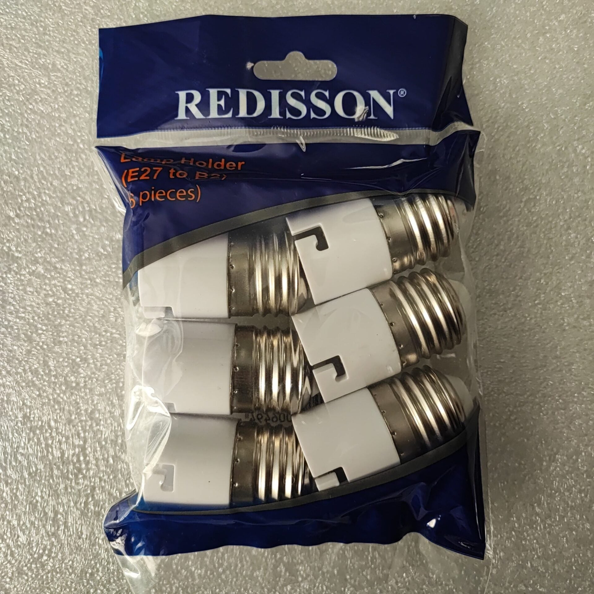 REDISSON 6Pack E27-B22 Lamphouer-omskakelaar