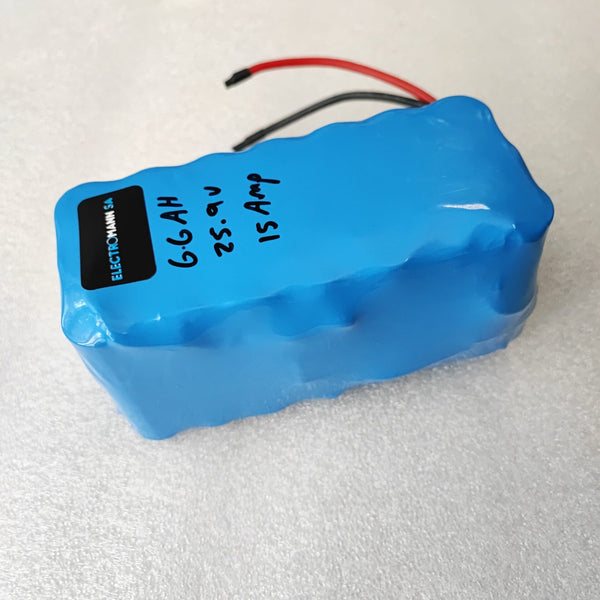 24V 6.6AH Rechargeable Li-ion Battery Pack with Balance Board