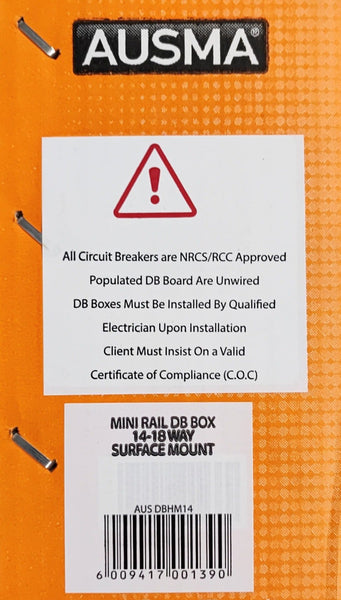 Efficient and Compact AUSMA 14-18way Surface Mount Mini Rail Distribution Board