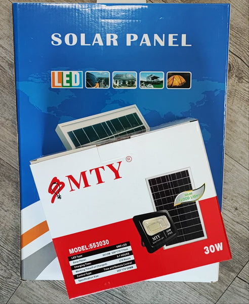 MTY-553030 30Watt Solar LED Outdoor Floodlight