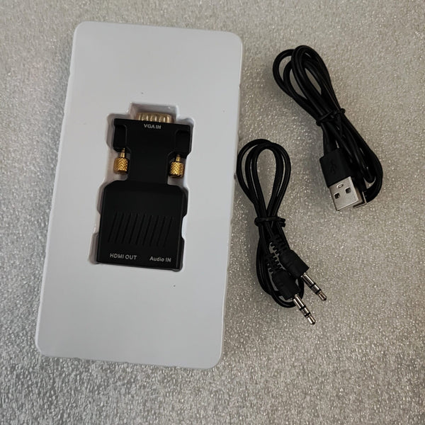 Enhance Your Multimedia Experience with VGA to HDMI Video + Audio Adapter