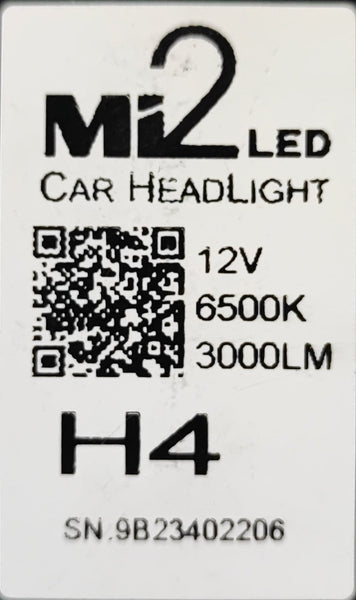 Mi2LED LED Car Headlight Kit 3000LM - H4: Upgrade Your Car's Headlights for Enhanced Safety & Visibility