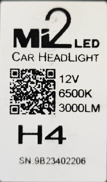 Mi2LED LED Car Headlight Kit 3000LM - H7