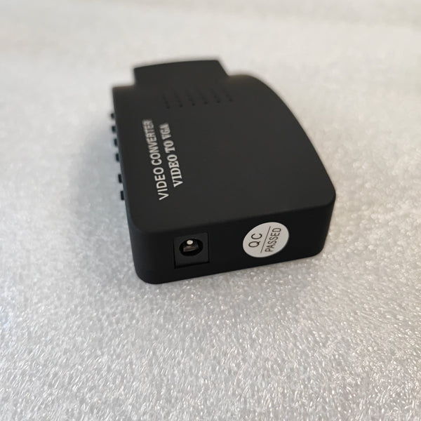 Connect RCA, S-Video, and VGA Sources to VGA Display with Converter