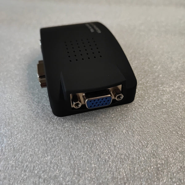 Connect RCA, S-Video, and VGA Sources to VGA Display with Converter