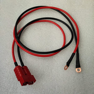 Buy High-Quality 100cm 50Amp 600v 4mm Silicon DC Cable with Connector