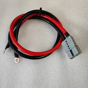 100cm 120Amp 600v Silicon DC Cable with Connector