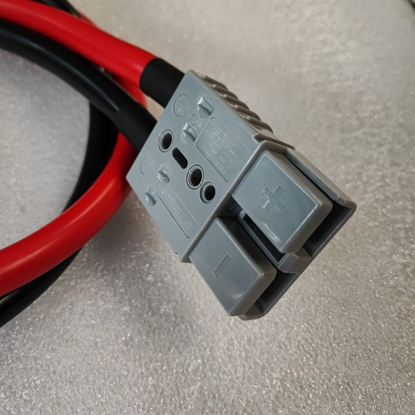 100cm 120Amp 600v Silicon DC Cable with Connector