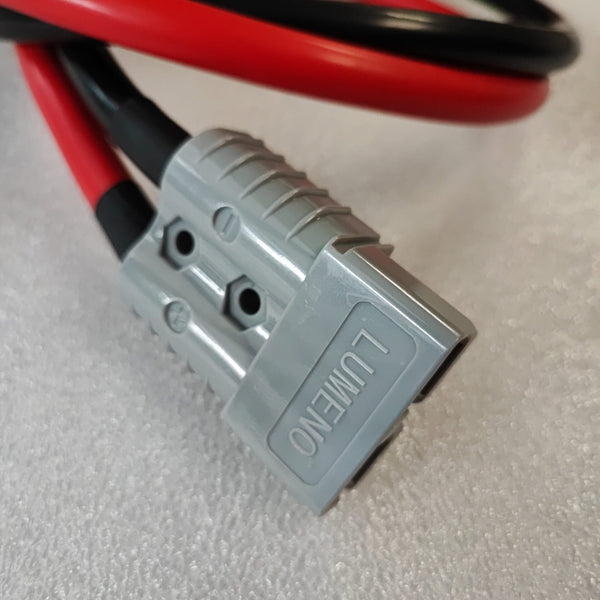 100cm 120Amp 600v Silicon DC Cable with Connector