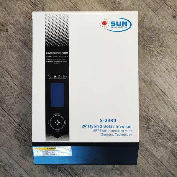 ##DEMO## SUN 24v 3.5KVA MPPT Pure Sine Wave Hybrid Solar Inverter