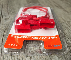 Fony CTC-357 Vinyl RED Blade Fuse Holder Set