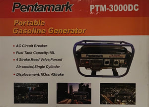 Pentamark PTM-3000DC Portable Petrol Generator