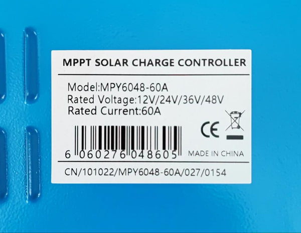 CONDERERGY MPPT 12-48v DC 60A Solar Charge Controller - Maximize Solar Power Output