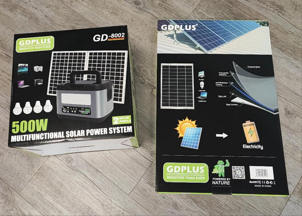 GDPLUS 500W Lithium Portable Rechargeable Outdoor Backup Power Station