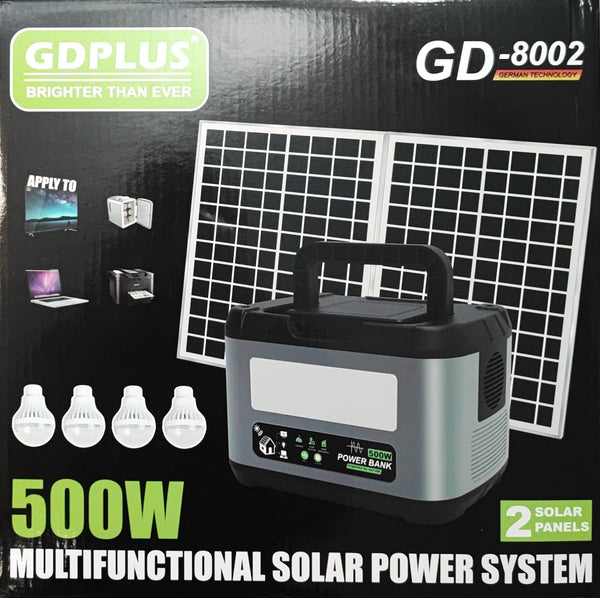 GDPLUS 500W Lithium Portable Rechargeable Outdoor Backup Power Station