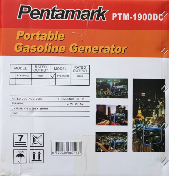 Pentamark PTM-1900DC Portable Petrol Generator