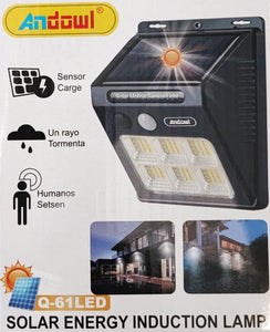 Andowl Q-61 96LED Solar Motion Wall Light