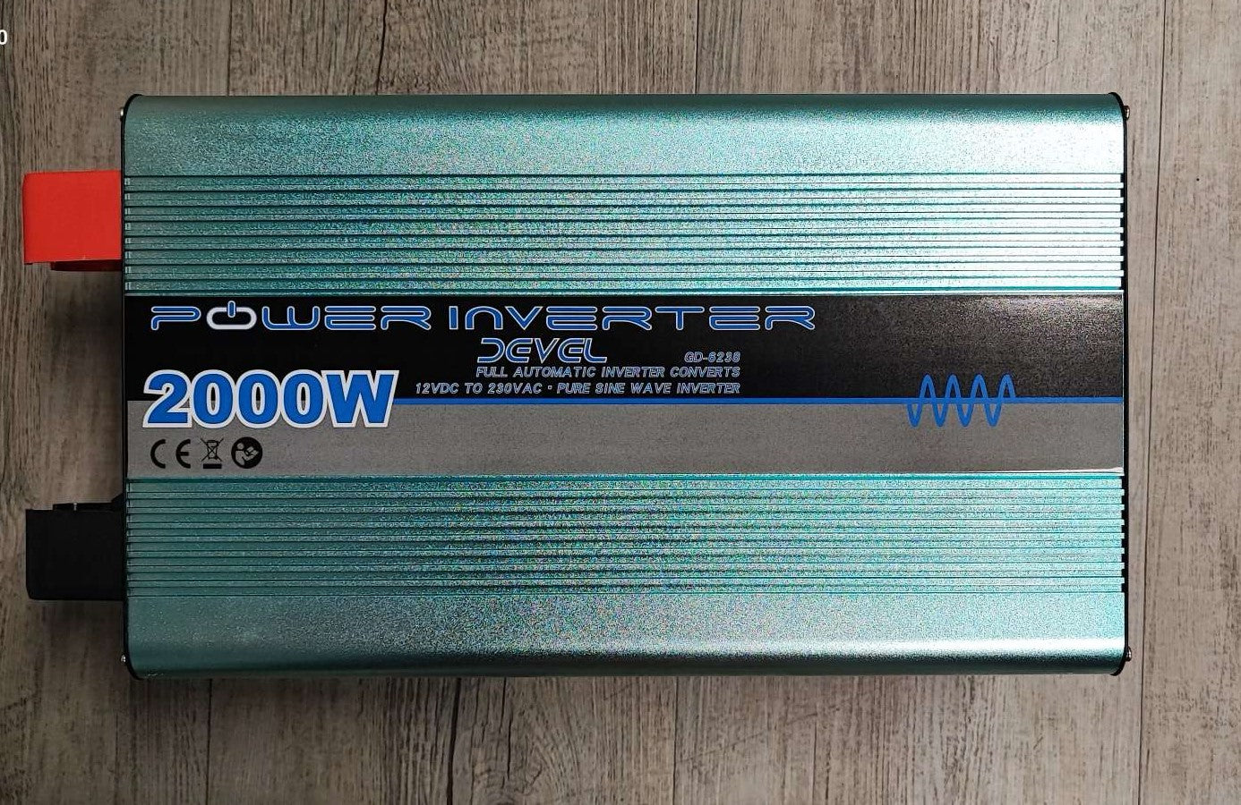 Devel GD-6238 2000Watt 12v DC to 220v c Pure Sine Inverter - Clean and Stable Power for Sensitive Electronics