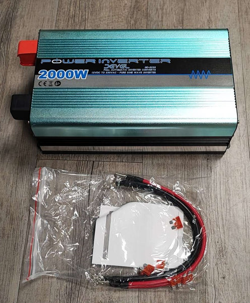 Devel GD-6238 2000Watt 12v DC to 220v c Pure Sine Inverter - Clean and Stable Power for Sensitive Electronics