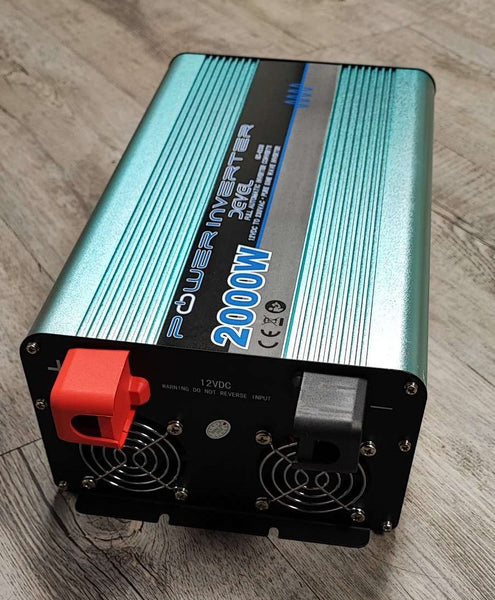 Devel GD-6238 2000Watt 12v DC to 220v c Pure Sine Inverter - Clean and Stable Power for Sensitive Electronics